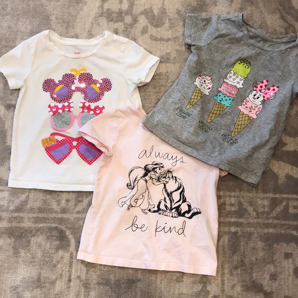 Disney bundle deal! 3 toddler girl tops